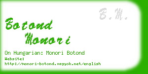 botond monori business card